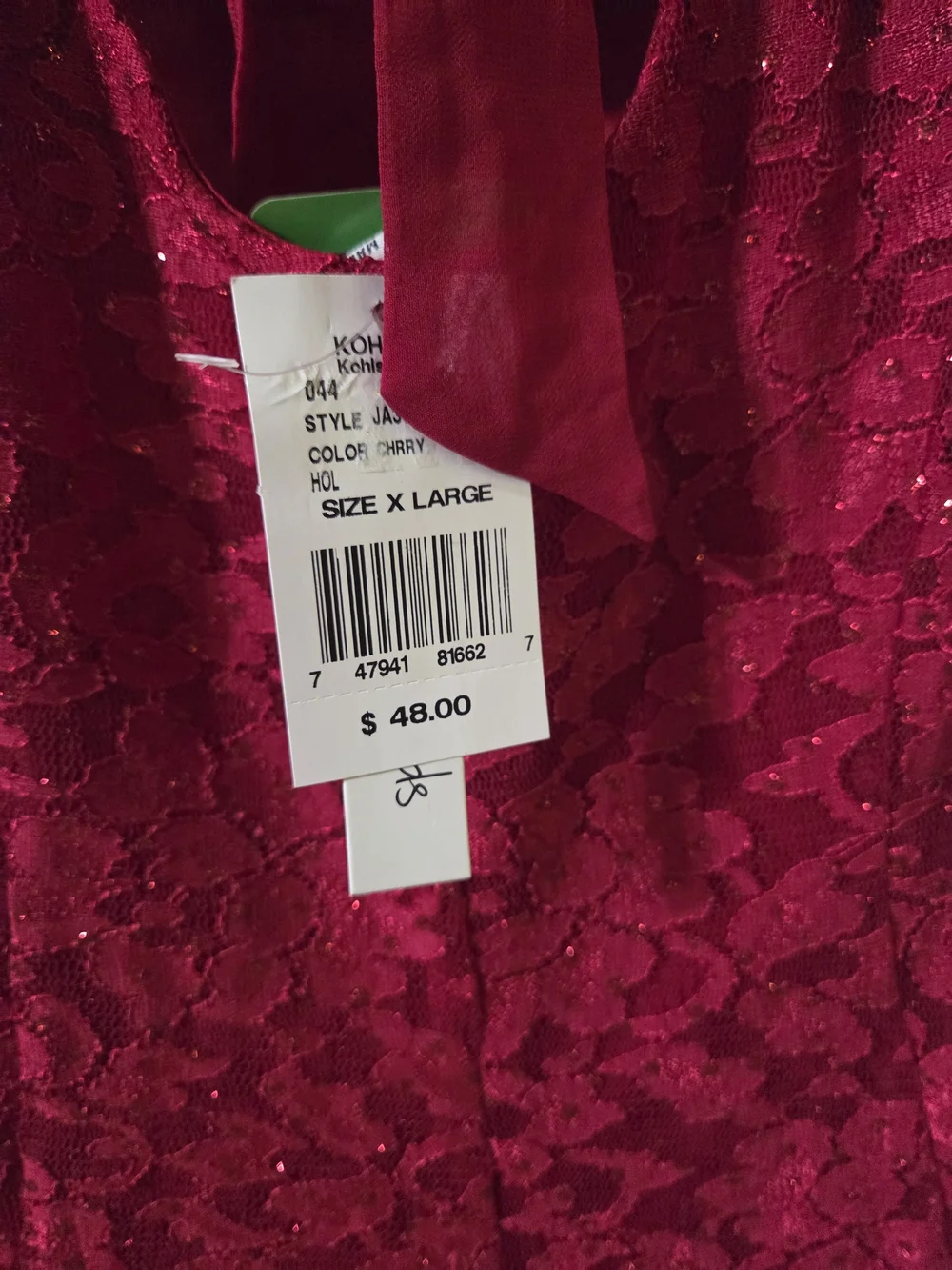Speechless Girls Red Lace A-Line Party Dress